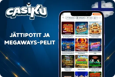 Casiku Megaways-kolikkopelit ja jättipotit